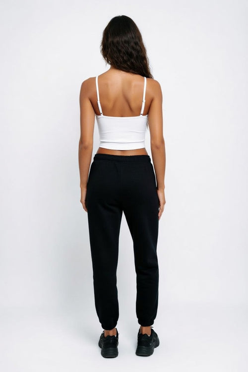 Slim Ribbed Vest Top — back view