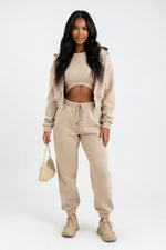 Hooded Sweat Set — front view