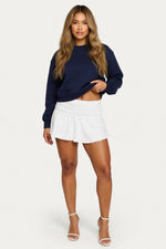 Pleated Tennis Skirt — White