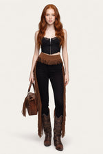 Tassel Casual Trousers — front view