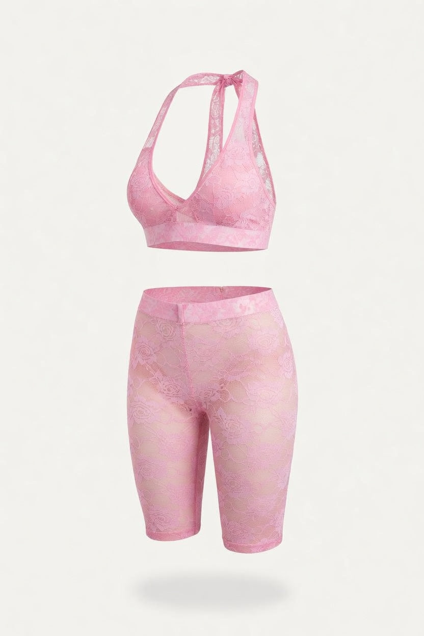 Halter Co-ord Set — side view