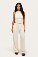 Vest & Wide Leg Trouser Co-ord — front view