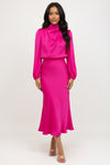 Draped Halter Dress