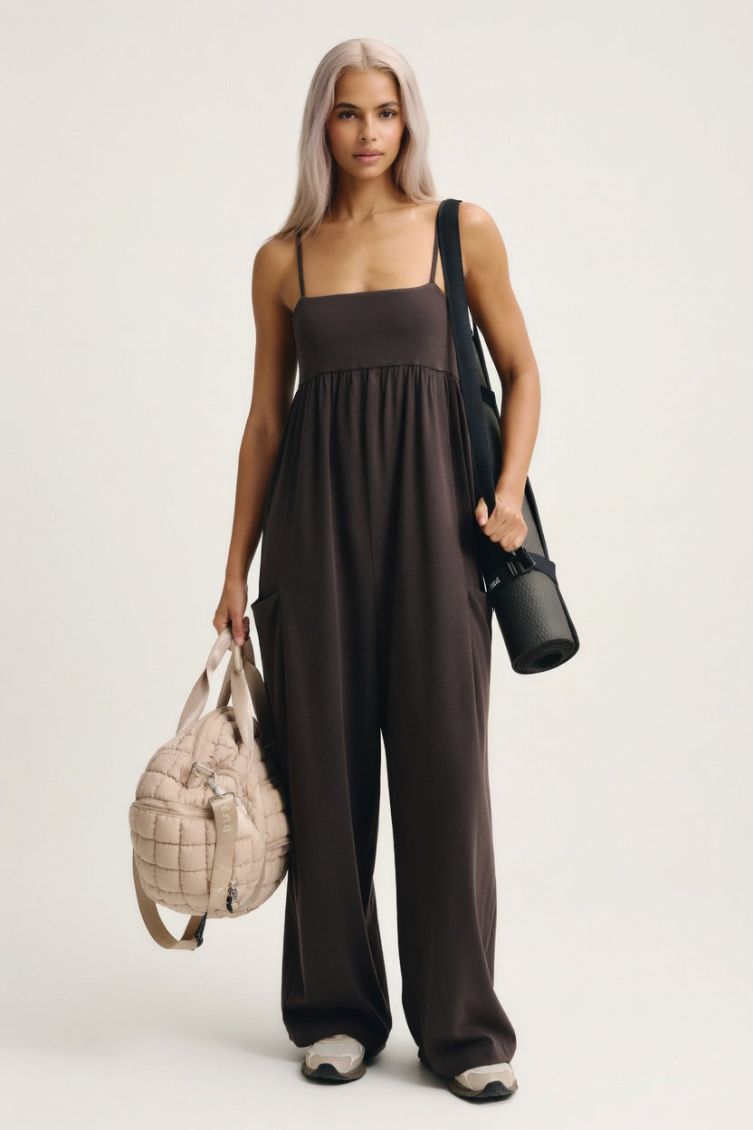 Off-Shoulder Bodycon Dress — Coffee