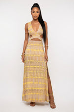 V-Neck Bodycon Dress — front view