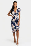 Ruffle V-Neck Mini Dress