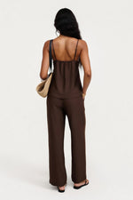 Halter Top & Trouser Co-ord — back view