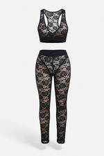 Halter Co-ord Set — Black