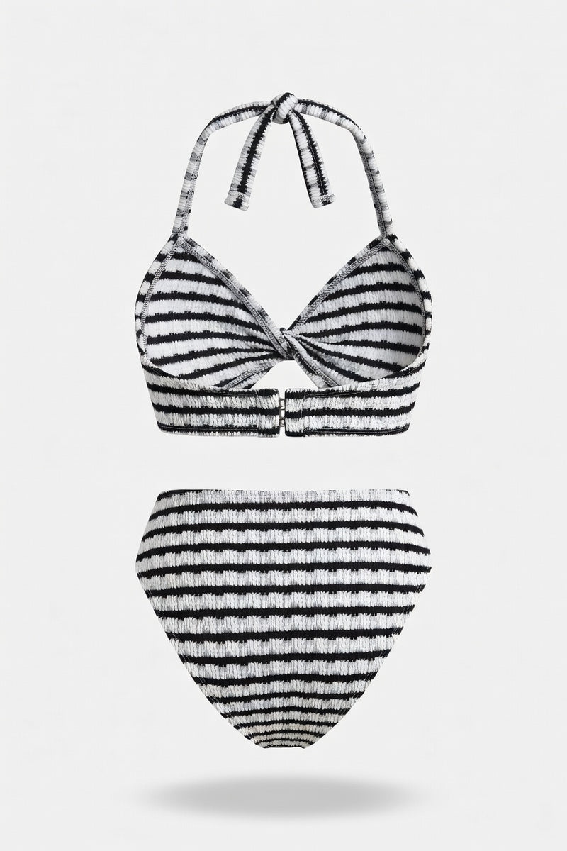 Contrast Bikini Set — back view