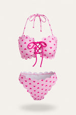 Printed Bikini Set — Pink