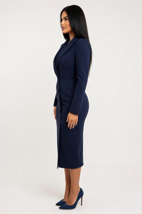 Single-Breasted Suit Skirt — side view