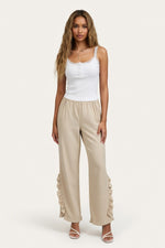 Ribbed Camisole with Built-in Bra — White