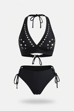 Halter Bikini Set — Black