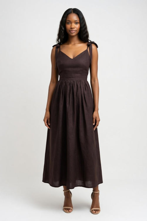 Halter Mini Dress — front view