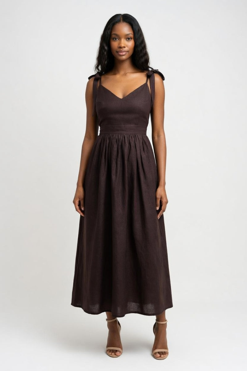 Halter Mini Dress — front view