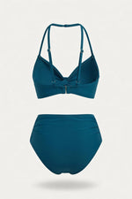 Structured Triangle Bikini Set — back view