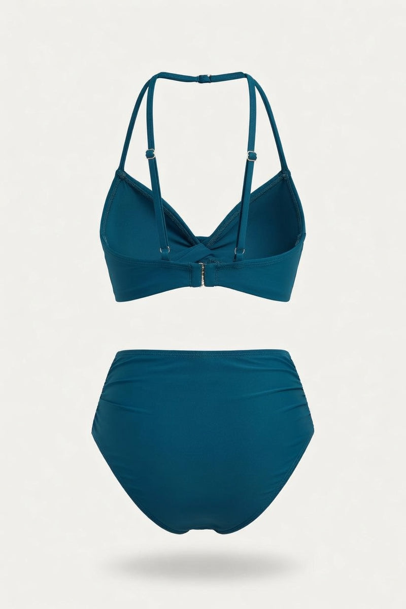 Structured Triangle Bikini Set — back view
