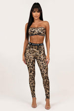 Leopard Print Co-Ord Set — front view