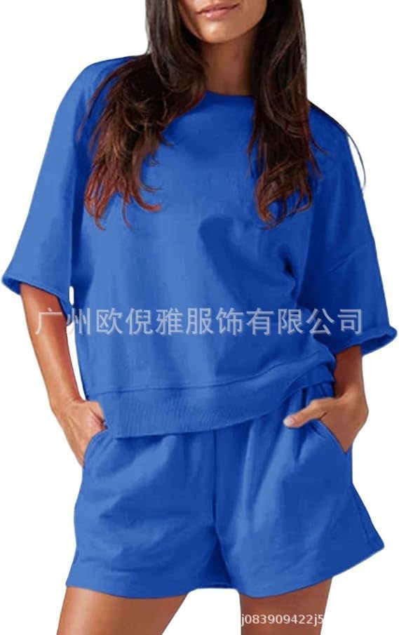 Two Piece Co-ord Set — Blue — colour variant
