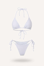 High-Waisted Bikini Set — White