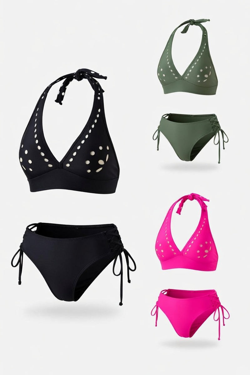 Halter Bikini Set — front view