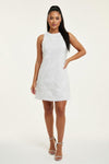Lace Halter Mini Dress