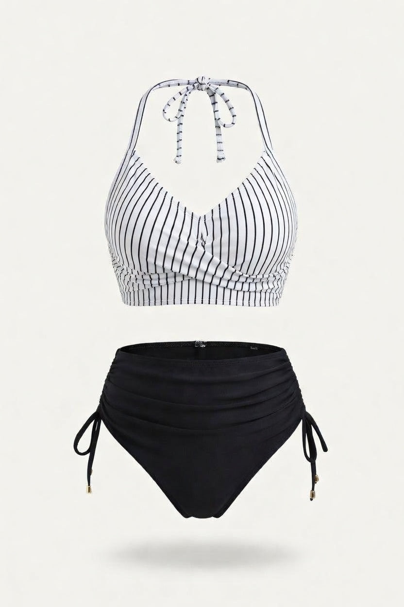 Drawstring Bikini Set — front view