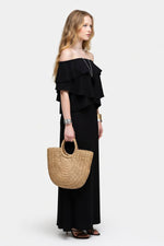 One-Shoulder Midi Dress — side view