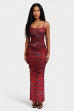 Halter Backless Mini Dress — front view