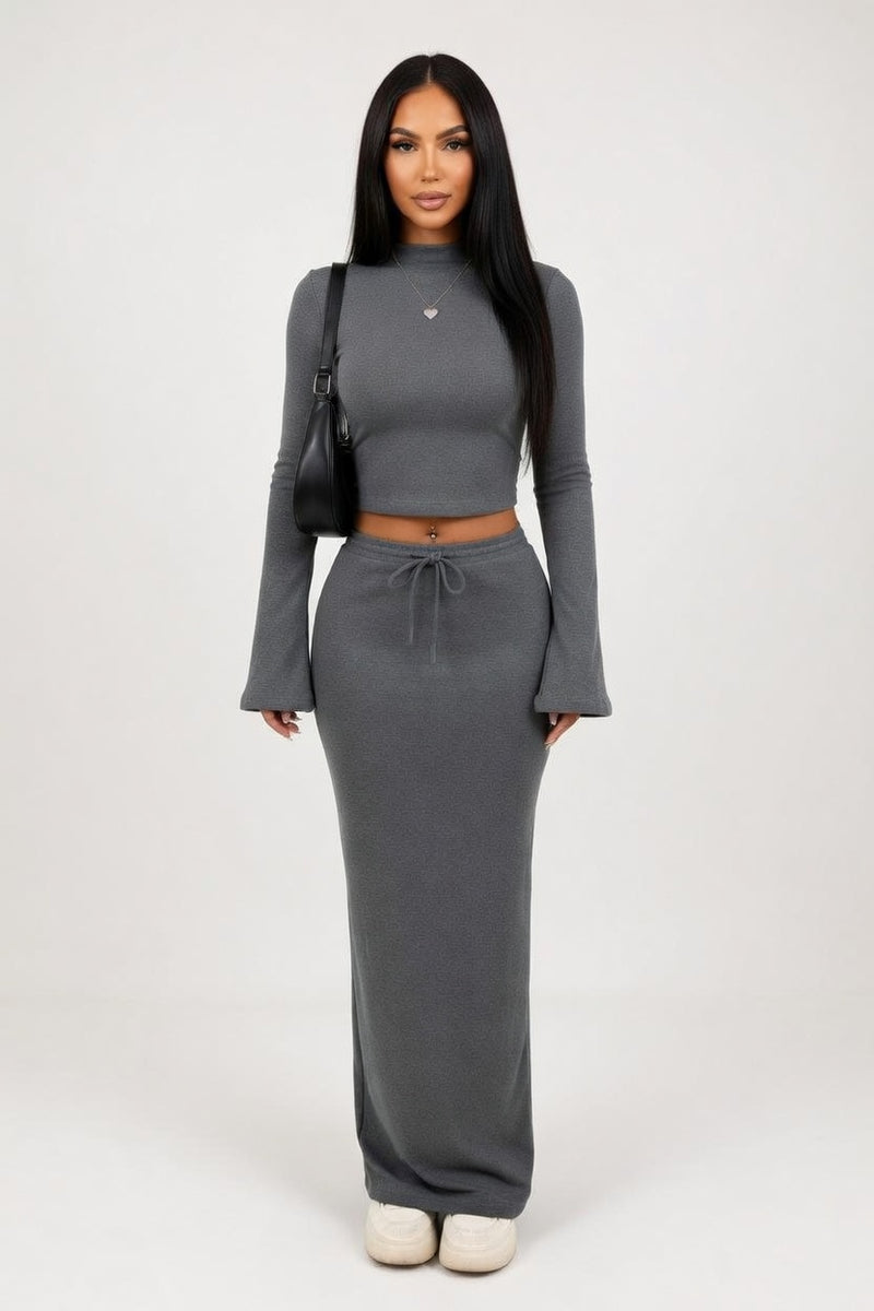 Lace-Up Co-Ord Set — front view