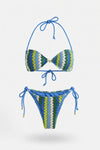 Colour-Block Bikini Set