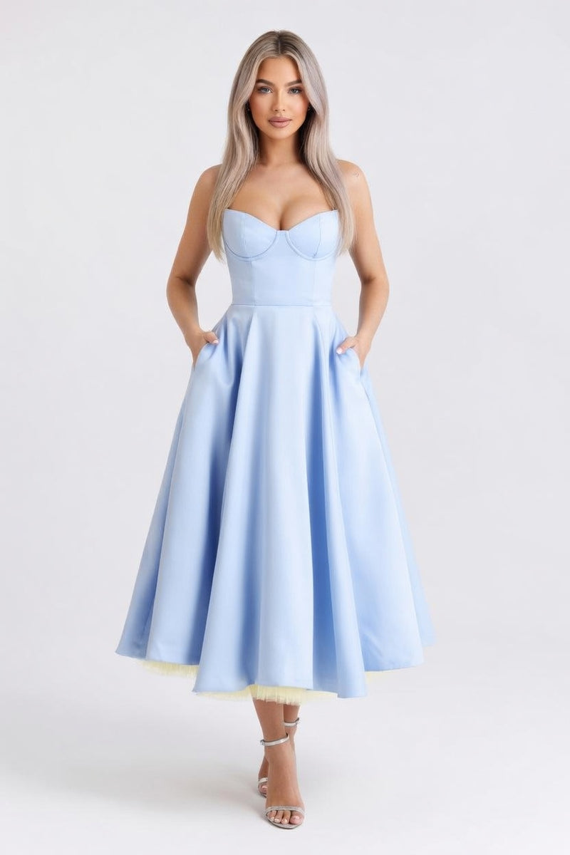 Mesh Slip Dress — front view