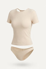 Slim Fit T-Shirt — Apricot
