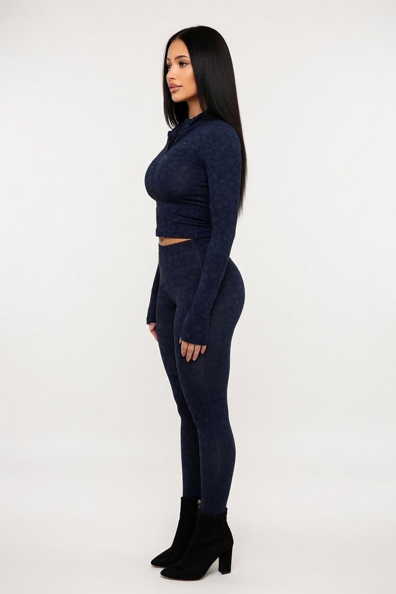 Leopard Print Co-Ord Set — side view