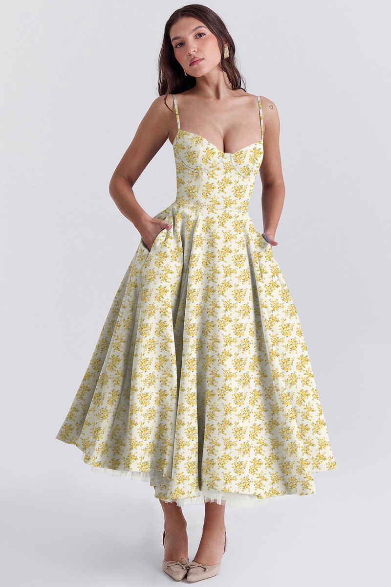 Double Layer Mesh Dress — Off White — colour variant