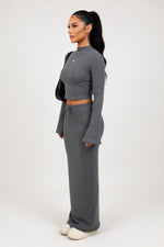 Lace-Up Co-Ord Set — side view