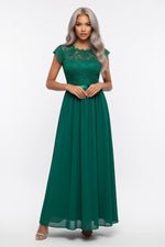 Chiffon Wrap Dress — Green