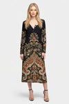Printed Shirt Dress with Pockets