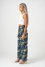 Leopard Print Elastic Waist Skirt — side view