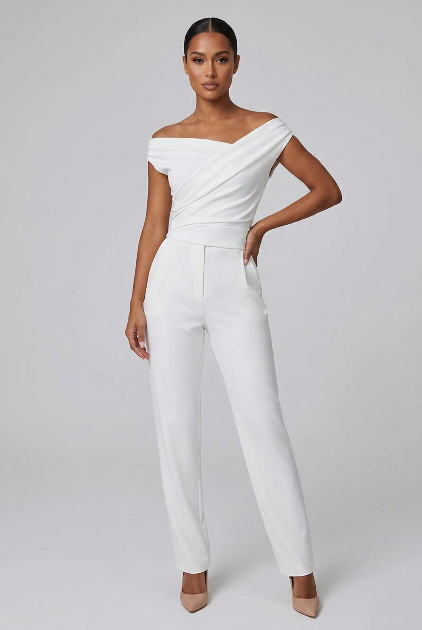 Asymmetric Collar Top