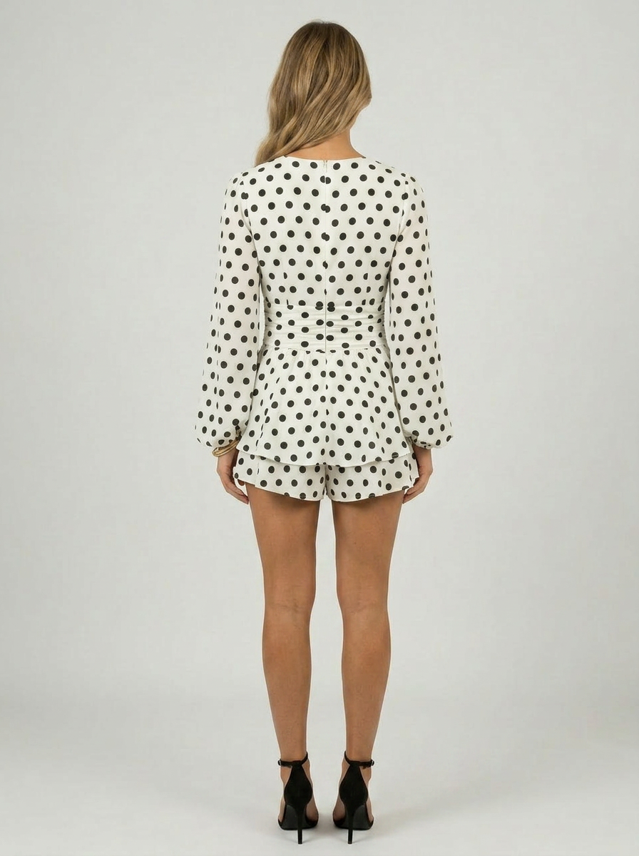 V-Neck Slim Dress-3