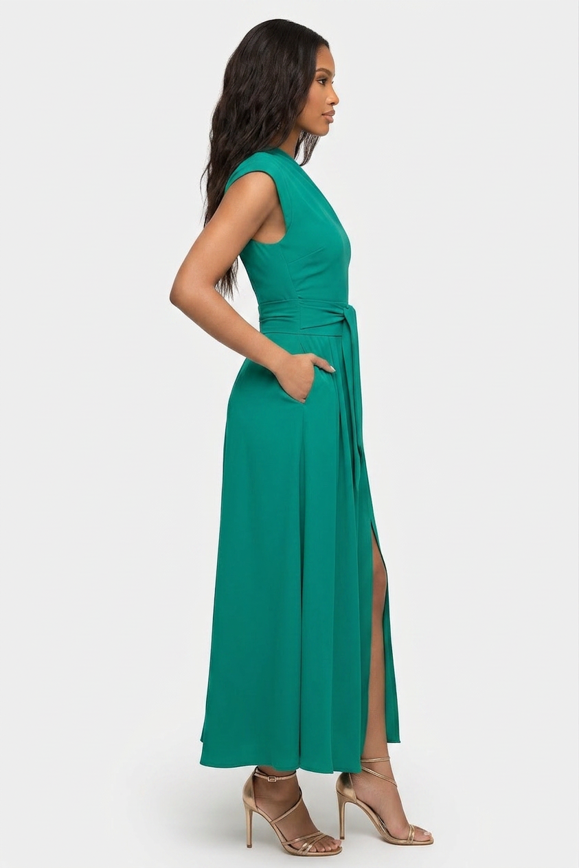 Asymmetric Flared Jumpsuit