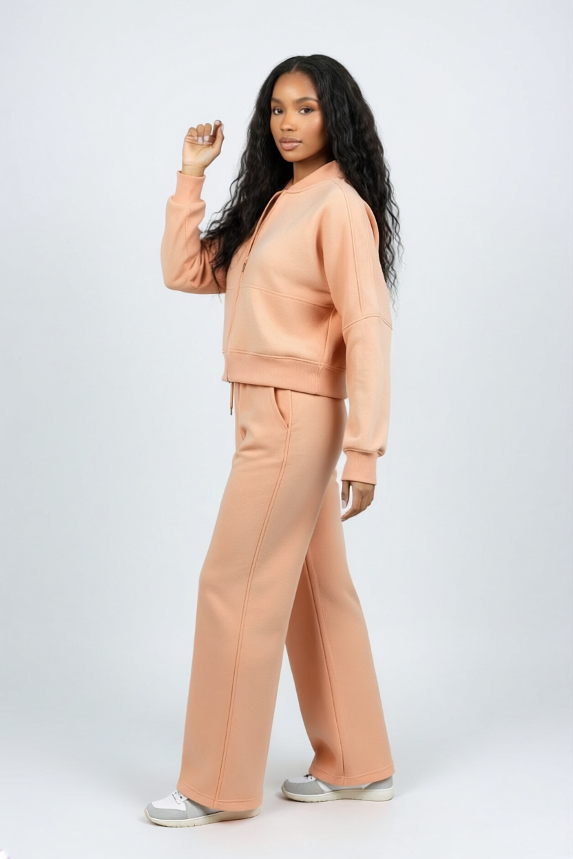 Zip Front Tracksuit Co-ord-3