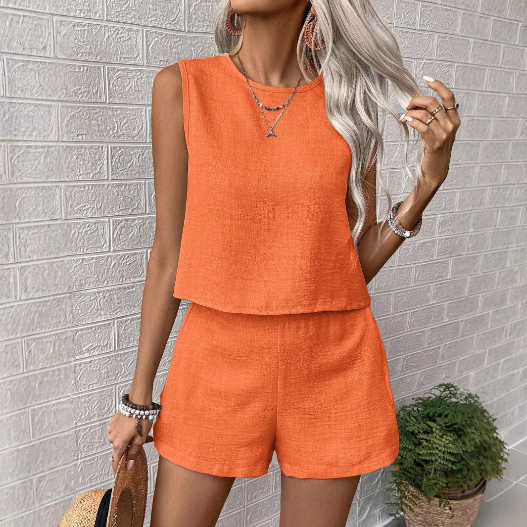 Sleeveless Top & Shorts Set — Image 3