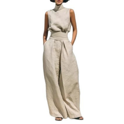 Sleeveless Top & Wide-Leg Trouser Set — Image 7