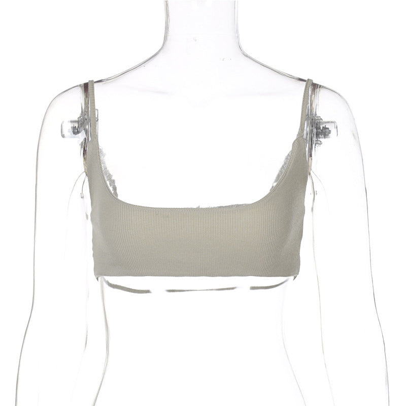 Bandeau Camisole Crop Top — Image 9