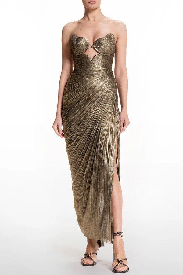 One-Shoulder Cut-Out Backless Bodycon Dress — Image 7