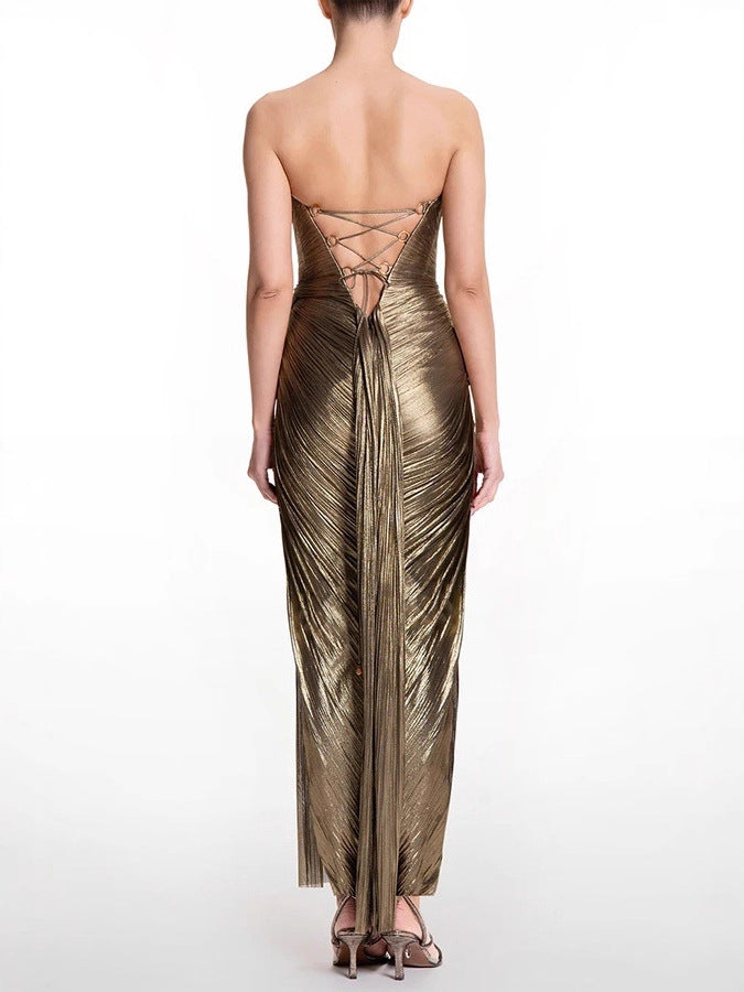 One-Shoulder Cut-Out Backless Bodycon Dress — Image 6