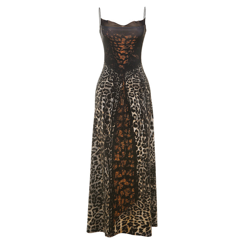 Leopard Print High-Waist Slip Dress — Image 7
