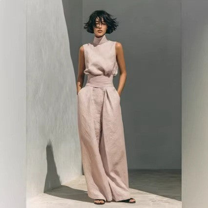 Sleeveless Top & Wide-Leg Trouser Set — Image 10